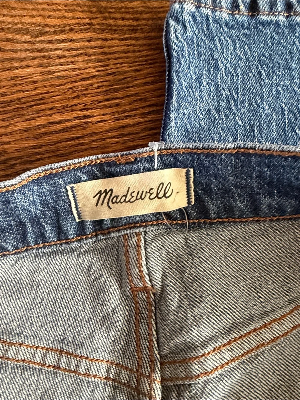 Madewell The Perfect Vintage Wide Leg Blue Denim New no tag sz 26 women